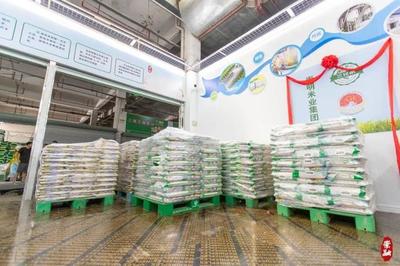 崇明大米入驻上海农产品中心批发市场